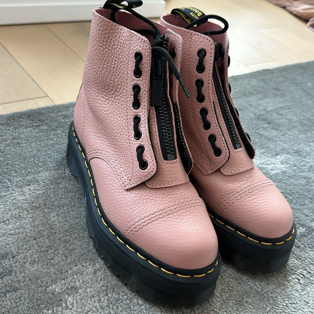 Dr. Martens Pink Platform Boots